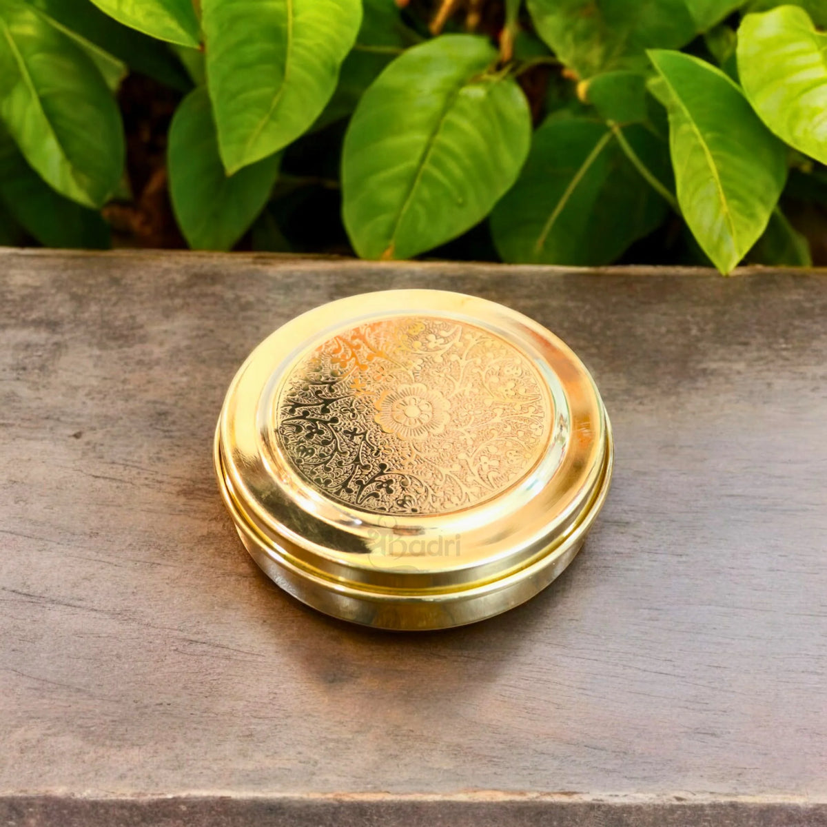 Handmade Pure Brass Chopra for Temple Use – 7 Compartment Kumkum Box ...